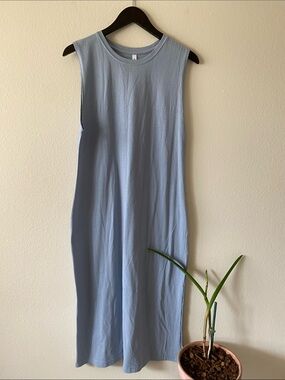 RVCA Light Blue Sleeveless Maxi Dress